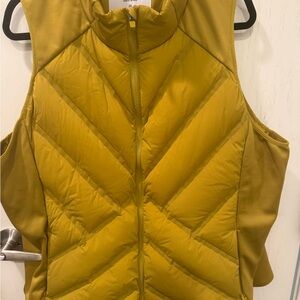 Athleta Yellow Puffer Vest